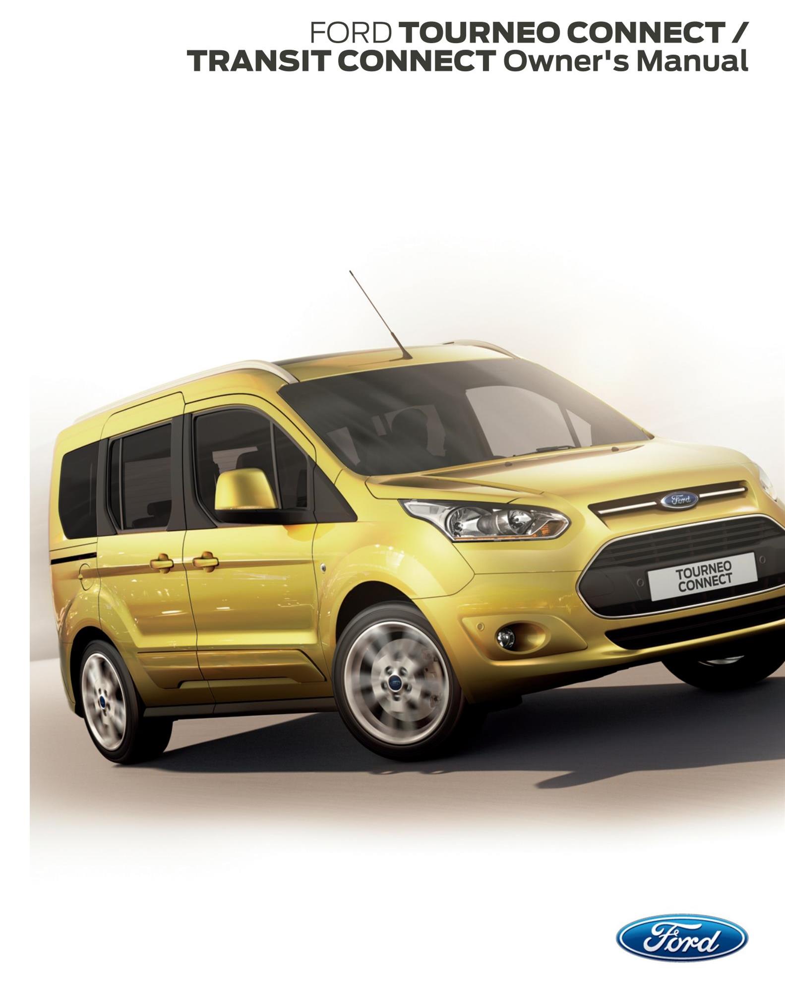 Manual del conductor Ford Tourneo Connect / Transit Connect CG3623en 04/2014 - inglés (Europa)