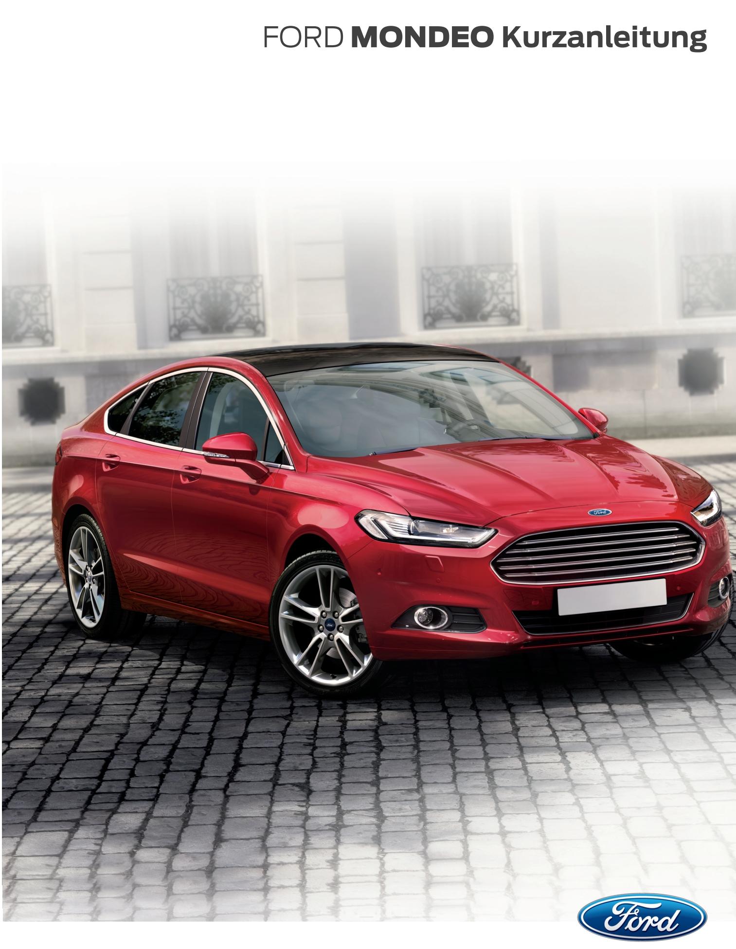 Guía breve Ford Mondeo CG3637de 04/2016 - alemán