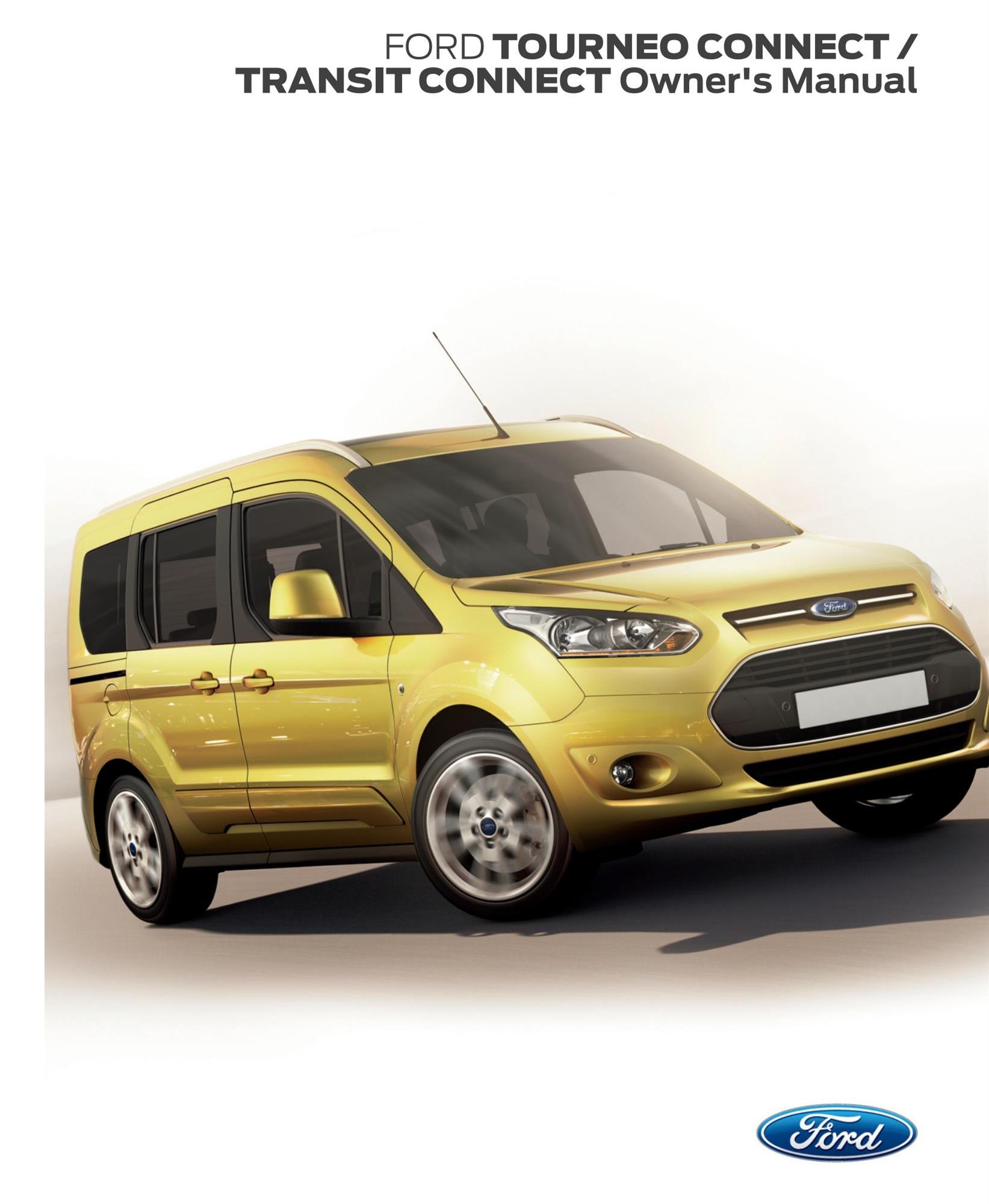 Manual del conductor Ford Tourneo Connect / Transit Connect CG3623en 04/2015 - inglés (Europa)