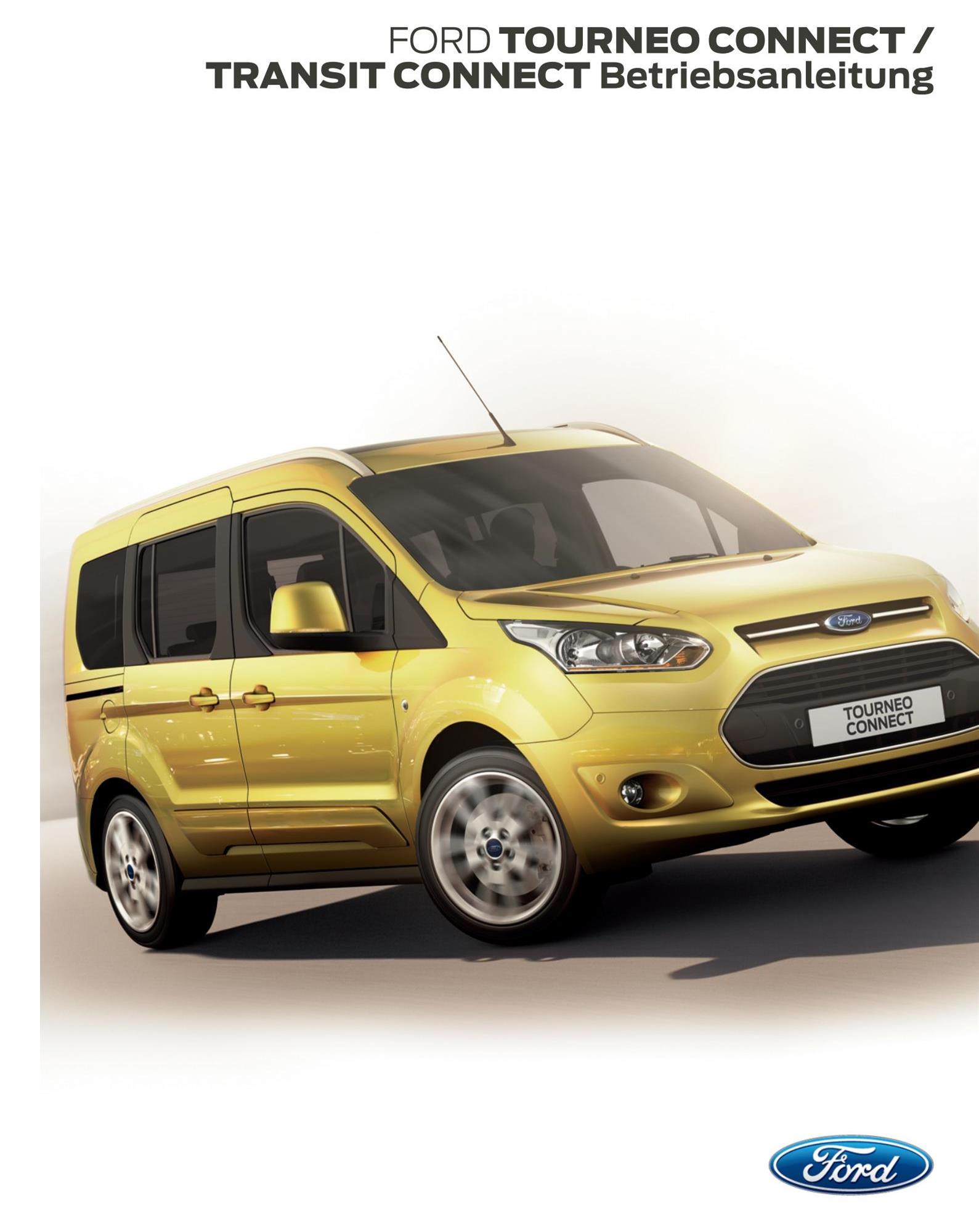 Manual del conductor Ford Tourneo Connect / Transit Connect CG3623de 04/2014 - alemán