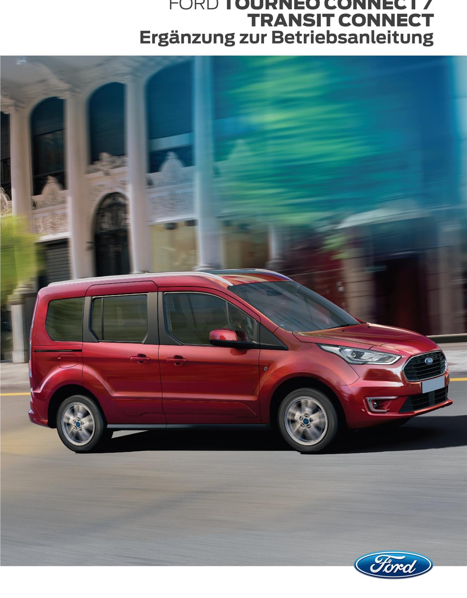 Guía suplementaria del conductor Ford Tourneo Connect / Transit Connec CG3866de 01/2021 - alemán